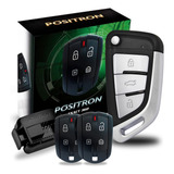 Alarme Automotivo Trava Pósitron Cyber Ex360 E Chave Cromada