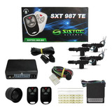 Alarme De Carro Sxt987 Universal Com Bloqueio + Kit Trava 4p