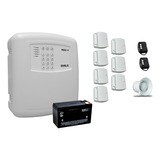 Alarme HLG Kit B7 Residencial Comercial Sem Fio Max 4