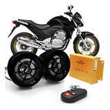 Alarme Moto Motorcycle Áudio Caixa De Som Mp3 Usb Rádio Fm