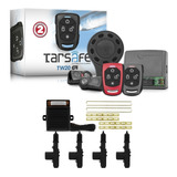 Alarme Para Carro Taramps 2 Controles Tw20 G4 + Kit Trava 4p