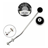 Alavanca De Câmbio Fusca Alongada Cromada + Manopla Bola 8.