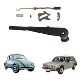 Alavanca Freio De Mão Kit Completo Vw Fusca Brasilia Preto