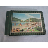 Album Com 11 Postais Praia Santos - Anos 60