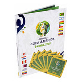 Album Copa America 2019 Capa Dura + 96 Envelopes Completar