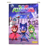 Album De Figurinhas Pj Masks Novas Aventura P/colar Completo