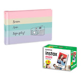 Album Instax Mini + Filme De 60 Poses Cor Branco Instalovers Mini - 901