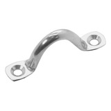 Alça Aço Inox 4 Mm Passa Cabo Amarração Caiaque Barco Defens