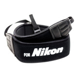 Alça De Pescoço Em Neoprene Câmera Nikon P510 L340 B700 D40