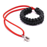 Alça De Pulso Mohave Cord Para Câmera - Preto E Vermelho