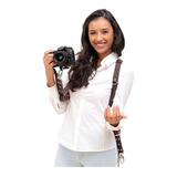 Alça Dupla New Slim Em Couro Legitimo Cameras Dslr Photopto