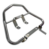 Alca Moto Esportiva Honda Cg 150 04-08 Cromada Preta 20377