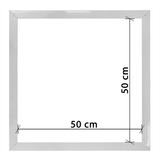 Alçapão Sem Tampa De Alumínio Para Drywall 50x50cm - Branco