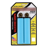 Alças De Bicicleta Esi Grips Extra Chunky Color Aqua