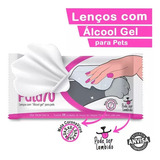 Alcat Pata 70 - Lenços Com Álcool Gel Para Pets Cães E Gatos