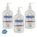 Alcool Gel 70° Kit - C/3 Unidades (400 Mg) Pump Coperalcool Fragrância Neutra