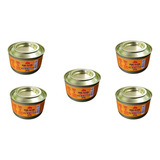 Alcool Gel Acendedor Lareira Rechaud Churrasqueira 200g 5un