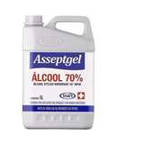  Álcool Liquido 70% Start Asseptgel 5l Loja Limpeza Hospital