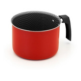 Alegrete Fervendor Caneca Leiteira Antiaderente Grande Cozinha N16 Cor Vermelho