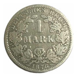Alemanha Prata- 1 Marco 1876 Letra