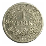 Alemanha Prata- 1 Marco 1876 Letra