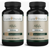 Alfafa Reduz O Envelhecimento 100% Natural 120 Caps 2 Potes