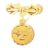 Alfinete Broche Roupa Lapela Folheado Divino Espirito Santo 