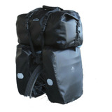 Alforge Bolsa Bike Para Bagageiro Bicicleta Cicloturismo 90l