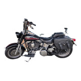 Alforge Lateral 40l C/ Suporte P/harley Fat Boy 2010/2021