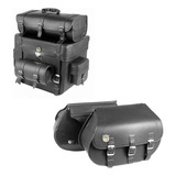 Alforge Lateral Bolsa Mala Traseira Kit Viagem Motos