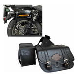 Alforge Lateral Com Suporte Nightster 975 Kit 50 Litros Par