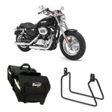 Alforge Nylon Universal + Afastador Harley Davidson Xl 1200