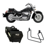 Alforge Nylon Universal + Afastador Honda Vt 750 Shadow