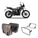 Alforge Pasta 10l Marrom + Afastador Suporte Himalayan 400