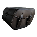 Alforge Sintético C/ Suporte P/ Harley Fat Boy