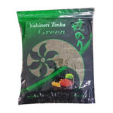 Alga Yaki Sushi Nori Green Pacote De 140g Com 50 Folhas