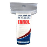 Algodão Quadrado Limpeza Facial Ultra Absorvente Farol 70 Un