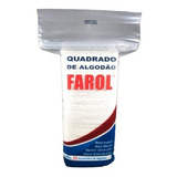 Algodão Quadrado Limpeza Facial Ultra Absorvente Farol 70 Un