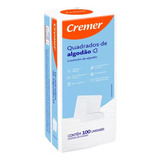 Algodão Quadrado Sem Perfume Limpeza Cremer Leve 100 Unid