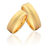 Alianças De Ouro 18k Treviso 5mm 11 Gramas Casamento Noivado