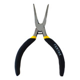Alicate Bico Reto Meia Cana Com Mola Mini 4,5'' Emborrachado