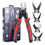 Alicate Cortador Decapador Multifuncão Kit 5 Em 1 Ferramenta