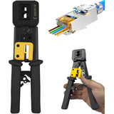 Alicate Crimpagem Crimpar Cabo Rede Conector Rj45 Rj12 Rj11 