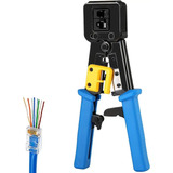 Alicate Crimpar Rj45 Rj12 Rj11 Cabo De Rede Conector Vazados