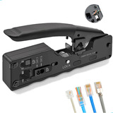 Alicate Crimpar Rj45 Vazado Rj11 Cat5 Cat6 Cat7 Profissional