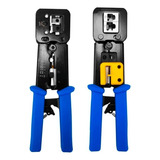 Alicate De Crimpar Rj45 Rj11 Rj12 Ez Crimp De Passagem Utp