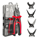 Alicate Kit Com 5 Pontas Universal Bico Desencapador Premium