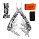 Alicate Multiferramenta Tactiman, Aço Inoxidável, 15 Em 1