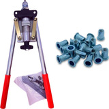 Alicate Rebitadeira Manual Rosca Manipulo + 20 Rebite M4-m8