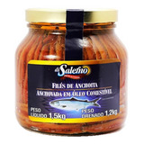 Aliche Argentino Filé De Anchova Di Salerno 1,5kg P/ Pizza